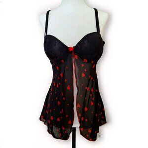 👠 5 for $25 HEARTS TEDDY SIZE 34D